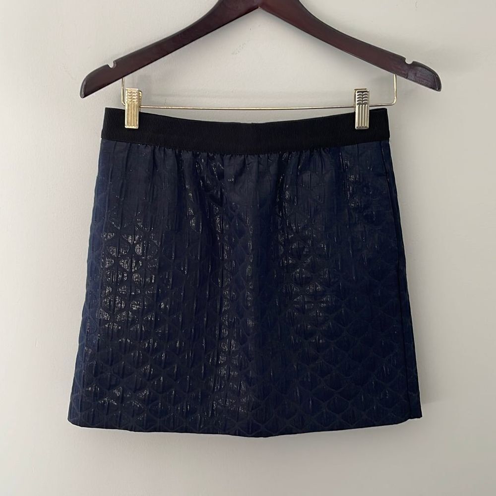 LOFT Ann Taylor Petites‎ Skirt Navy-Size 4P